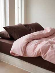 Cotton 2 Toned Duvet Cover. Twin, Full, Queen, King, Custom Size - thumbnail 1
