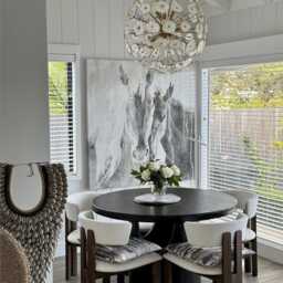Mid Century Brass Agate Sputnik Chandelier, Modern Starburst Lighting - thumbnail 2