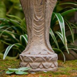 standing Buddha 9.5 Inch/24 cm, Concrete Figurine, Garden Decor, Outdoor Housewarming, Gift For Her, Him, New Home Decor - thumbnail 3