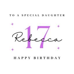 Daughter 17Th Birthday Candle Gift Set Box Gifts Present Card - thumbnail 4