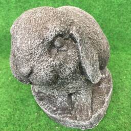 Concrete Large Rabbit Outdoor Garden Lawn Ornament Frost Protected - thumbnail 2