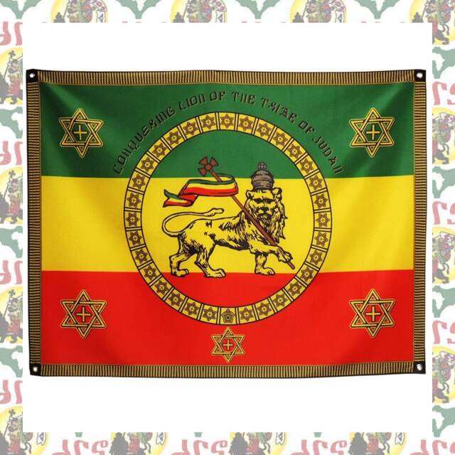 Imperial Standard[Drs]Tapestry(Big Flagroots Reggae Dub Rastafari Africa Ethiopia Jamaica Haile Selassie I - image 1
