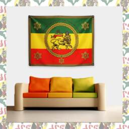 Imperial Standard[Drs]Tapestry(Big Flagroots Reggae Dub Rastafari Africa Ethiopia Jamaica Haile Selassie I - thumbnail 3