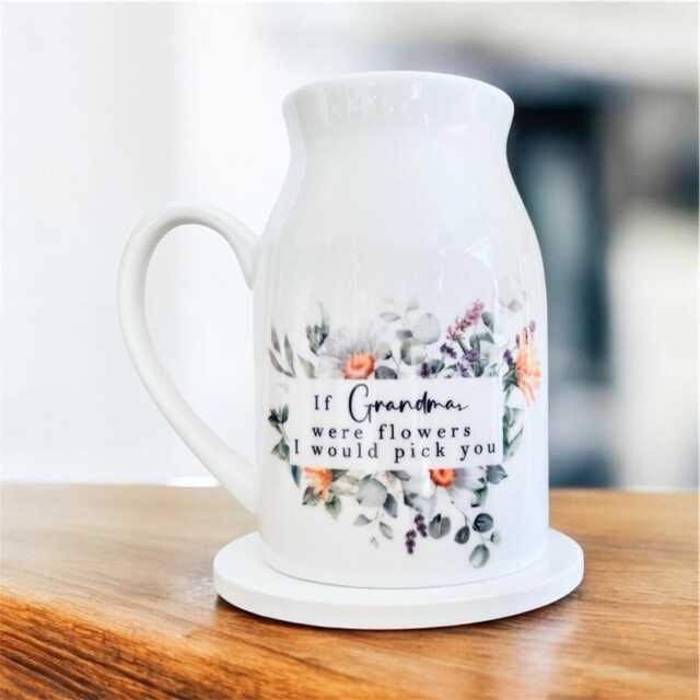 Vase For Grandma, Personalised Ceramic Vase, Vase Flowers, Mother's Day Gift, Birthday Gift Nanna - image 1