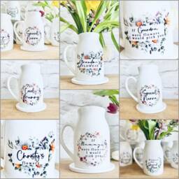 Vase For Grandma, Personalised Ceramic Vase, Vase Flowers, Mother's Day Gift, Birthday Gift Nanna - thumbnail 3