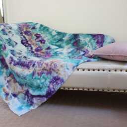 Heather Purple Velvet Cushion Cover With Flange Edging - thumbnail 2