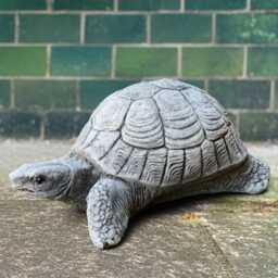 Outdoor Turtle Sculpture Concrete Tortoise Figurine Stone Animal Statue Garden & Home Ornament Turtle Lover Gift Handmade Yard Art - thumbnail 1