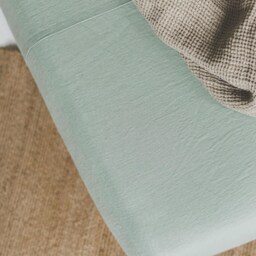 Natural Linen Fitted Sheet With Deep Pockets - Handmade Breathable Bedding, Mattress Cover For Minimalist Bedrooms & Soft Sleep Spaces - thumbnail 3