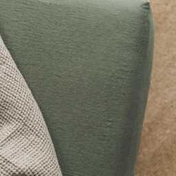 Natural Linen Fitted Sheet With Deep Pockets - Handmade Breathable Bedding, Mattress Cover For Minimalist Bedrooms & Soft Sleep Spaces - thumbnail 2