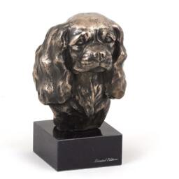 King Charles Spaniel, Dog Marble Statue, Limited Edition, Artdog. Made Of Cold Cast Bronze. Perfect Gift. Limited Edition - thumbnail 3