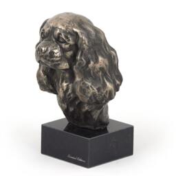 King Charles Spaniel, Dog Marble Statue, Limited Edition, Artdog. Made Of Cold Cast Bronze. Perfect Gift. Limited Edition
