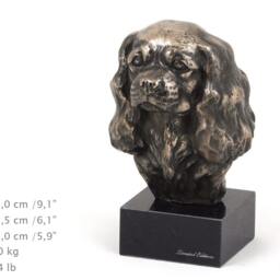 King Charles Spaniel, Dog Marble Statue, Limited Edition, Artdog. Made Of Cold Cast Bronze. Perfect Gift. Limited Edition - thumbnail 4