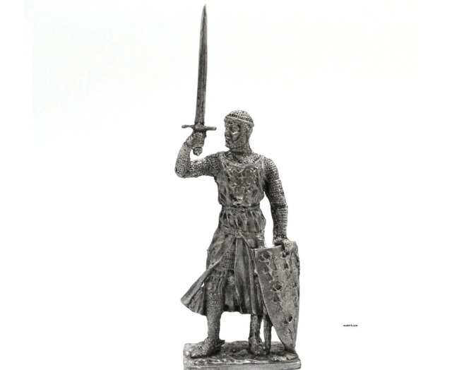 Tin 54mm Warrior England. William Longespee, 3rd Earl Of Salisbury - image 1
