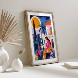 Marrakech Wall Art Print - Women Of Africa Collection Moroccan Morocco Travel - thumbnail 2