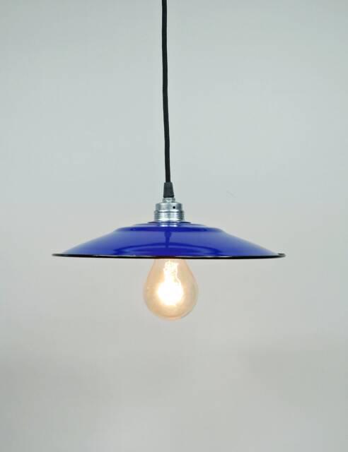 Industrial Factory Shade Enamel Ceiling Lighting - image 1
