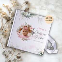 Personalised Christening Photo Cushion Custom Name Baptism Gift Godchild Keepsake Naming Day Baby Pillow - thumbnail 3