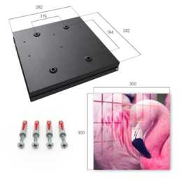 Pink Beauty Wall Mounted Key Cabinet, Box For Wall, Photographic Animals, Nature Lovers - thumbnail 4