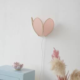 Blush & Gold Flower Wall Light - thumbnail 4