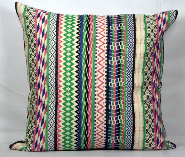 striped Pillow, Multi Color Cushion Cover 20x20, Luxurious Pillowcases, Throw Pillow Covers 18x18 - image 1