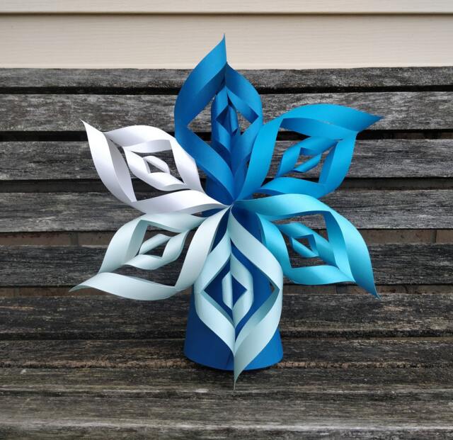 Christmas Tree Topper. Choose Your Colors. Twisted Star, Rustic Decoration, Holiday. Table Decoration - image 1