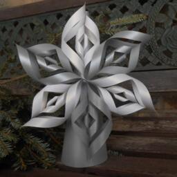 Christmas Tree Topper. Choose Your Colors. Twisted Star, Rustic Decoration, Holiday. Table Decoration - thumbnail 2