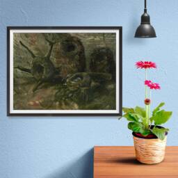 Vincent Van Gogh Art Reproduction Posters - Poster Printing Wall Print For Home Office Decor Birds Nests - thumbnail 3