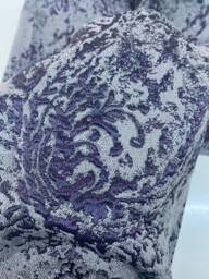 Curtains Panel Damask Fabric Luxury Bedroom Living Room Yellow Gray Purple Custom Size Drape - thumbnail 3