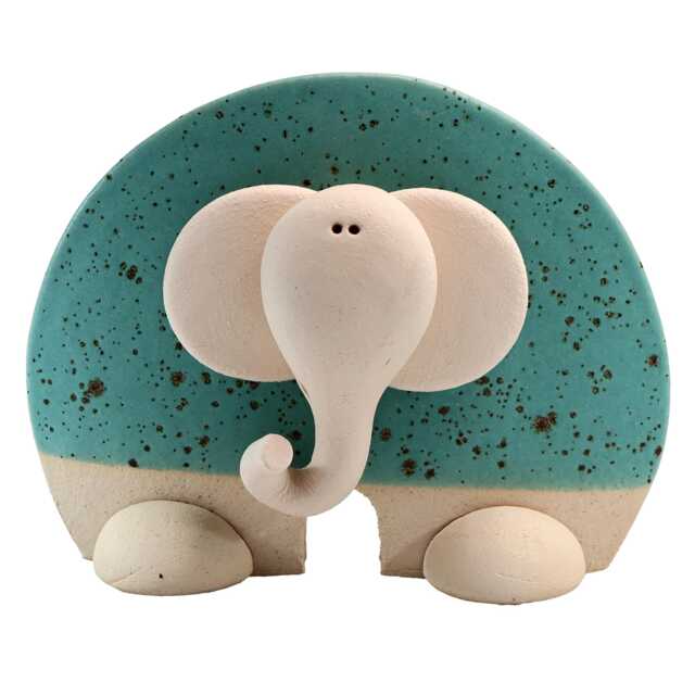 Charming Good Luck Flat Elephant - Various Colours - image 1