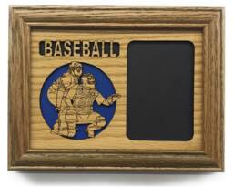 Baseball Picture Frame - 5x7 Holds 3x4 Picture - thumbnail 1
