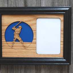 Baseball Picture Frame - 5x7 Holds 3x4 Picture - thumbnail 2