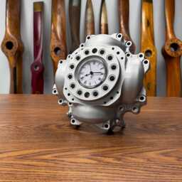 Hawker Beechcraft 1900D 14 Shot Airplane Propeller Hub Desk Wall Clock - Amazing Wedding Present - thumbnail 1