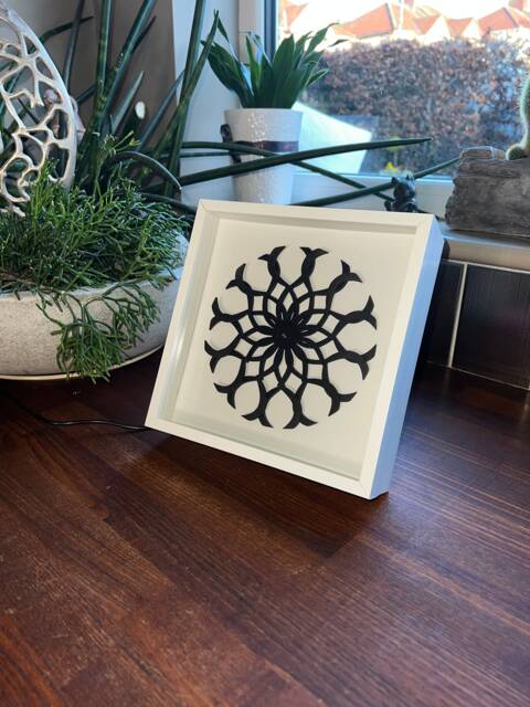 Kinetic Art ??? Handmade Sculpture Machine Wooden 3D Wall - image 1