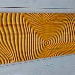 Boho Wooden Art, Living Room Decor - Large Natural Wall Hanging From Pallet Wood - thumbnail 3