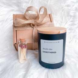 Smells Like Unbothered Funny Breakup Gift Candle For Friend Divorce - thumbnail 4