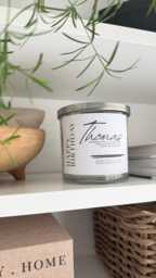 Personalised Happy Birthday Pear & Freesia Candle/ Custom Message Candle Gift/ Luxury Scented With Lid - thumbnail 1