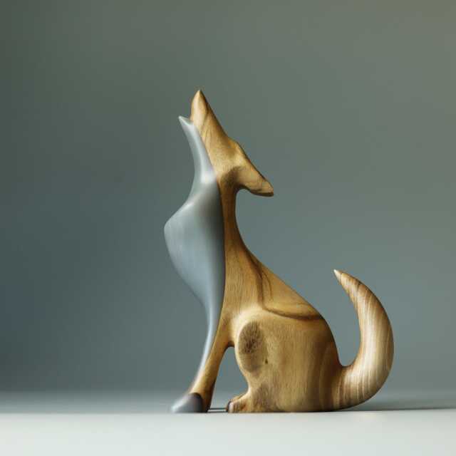 Wolf Sculpture - 22 - image 1