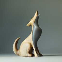 Wolf Sculpture - 22 - thumbnail 3