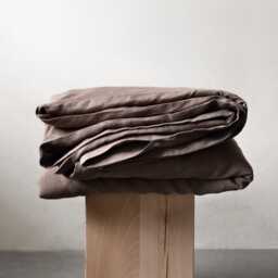 Deep Taupe Linen Duvet Cover, Natural Bedding, King, Queen, Full, Twin, Brown Covers - thumbnail 3