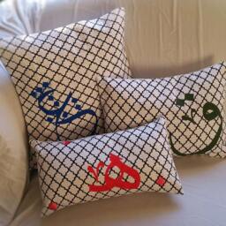 Throw Pillows, Decorative Calligraphy, Pillow Covers, Cases, Cushion Arabic Alphabet, Sofa Cushions - thumbnail 2