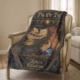 Fourth Wing Map, Blanket, Iron Flame Empyrean Series, Cozy Dragon Throw Fantasy Bookish Blankets, Booktok Gift - thumbnail 3