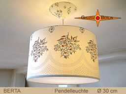 Vintage Pendant Lamp Berta Hanging Lampt in Country Style Retro Design Many Sizes Of Your Choice - thumbnail 1