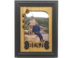 Personalized Dog Picture Frame - 5x7 Holds 4x6 Photo Lover Gift, Mom Gift For Lovers, Memorial, Loss - thumbnail 1