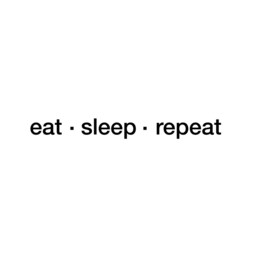 Eat Sleep Repeat Nursery Wall Decal - Vinyl Quote Sticker - thumbnail 3