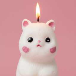 Cute Cat Candle Gift Pet Lover For Handmade Luxury Home Decor Mom Animal Owner Idea - thumbnail 3