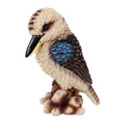 Australian Native Kookaburra On Tree Stump - 18cm Outdoor Garden Ornament - thumbnail 3