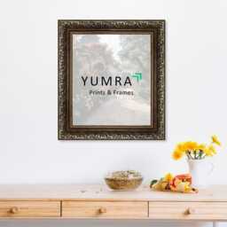 Ornate Gold Frame - Wedding Photo Frame , Silver, Bronze - Custom Size - thumbnail 3