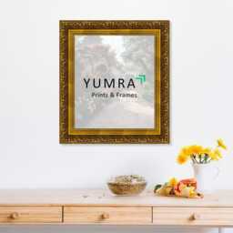 Ornate Gold Frame - Wedding Photo Frame , Silver, Bronze - Custom Size - thumbnail 2