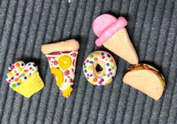 Handmade Clay Food Ornaments Letter Board Accessories - thumbnail 1