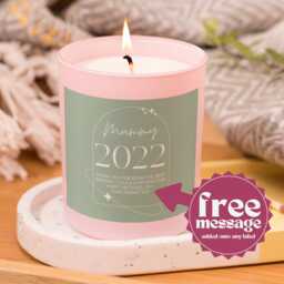Special Birthday Candle For New Baby Personalised Gift With Your Words Birth Of Mom Remember Date Parents