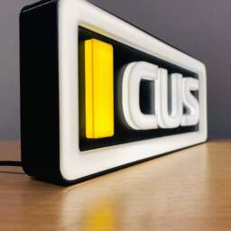 Personalised F1 Led Name Sign 3D Motorsport Room Decor - thumbnail 3